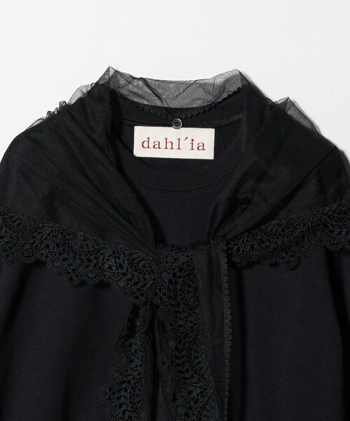 dahl'ia（ダリア）の「【別注】＜dahl’ia＞レーススカーフ スウェット（スウェット・レディース・ブラック/グレー系・FREE）」の22枚目の写真