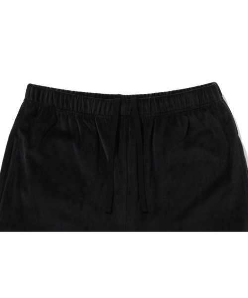 A BATHING APE(アベイシングエイプ)の「CRYSTAL STONE APE HEAD VELOUR WIDE PANTS(その他パンツ・レディース・ブラック/サックスブルー・SMALL/MEDIUM)」の7枚目の写真