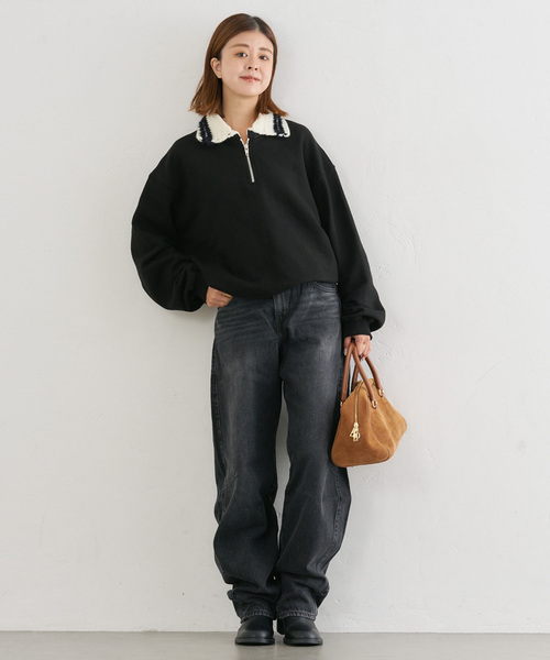 U by SPICK&SPAN（ユーバイスピックアンドスパン）の「LEVI'S/リーバイス BAGGY DAD BARREL（デニムパンツ・レディース・ブラック系その他/ブルー・27cm/26cm/25cm）」の5枚目の写真