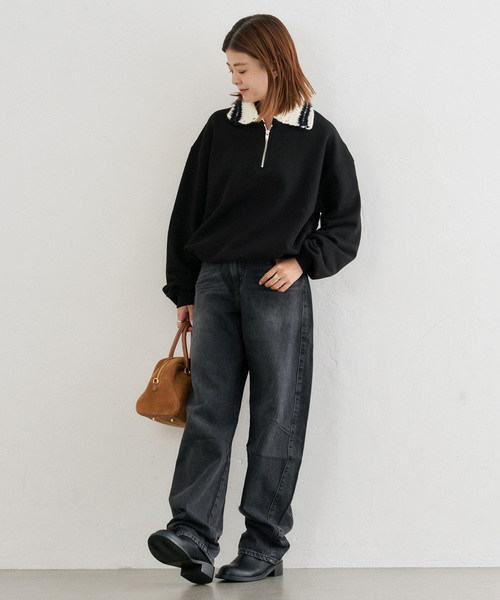 U by SPICK&SPAN（ユーバイスピックアンドスパン）の「LEVI'S/リーバイス BAGGY DAD BARREL（デニムパンツ・レディース・ブラック系その他/ブルー・27cm/26cm/25cm）」の7枚目の写真