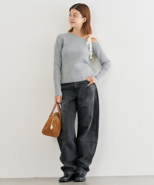 U by SPICK&SPAN（ユーバイスピックアンドスパン）の「LEVI'S/リーバイス BAGGY DAD BARREL（デニムパンツ・レディース・ブラック系その他/ブルー・27cm/26cm/25cm）」の10枚目の写真