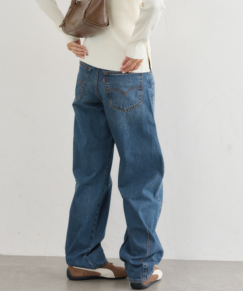 U by SPICK&SPAN（ユーバイスピックアンドスパン）の「LEVI'S/リーバイス BAGGY DAD BARREL（デニムパンツ・レディース・ブラック系その他/ブルー・27cm/26cm/25cm）」の17枚目の写真