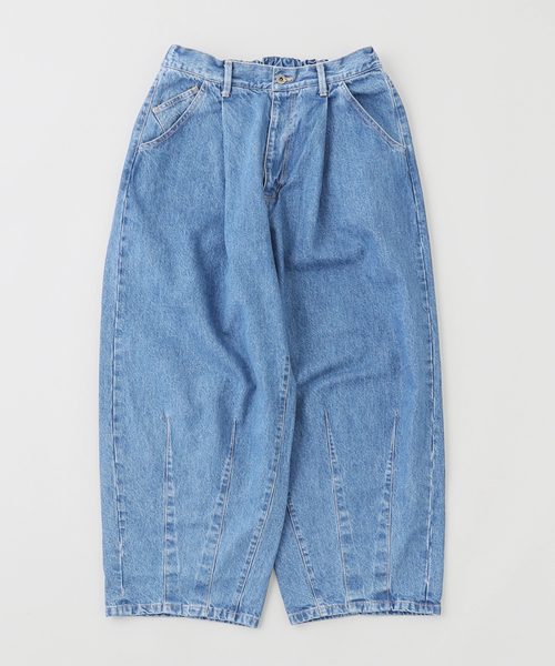 is-ness（イズネス）の「is-ness / イズネス 5PK BALLOON PANTS (Enzyme Wash)（デニムパンツ・メンズ・ブラック/ネイビー・LARGE/MEDIUM）」の10枚目の写真