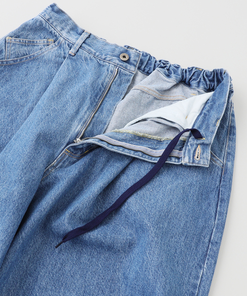 is-ness（イズネス）の「is-ness / イズネス 5PK BALLOON PANTS (Enzyme Wash)（デニムパンツ・メンズ・ブラック/ネイビー・LARGE/MEDIUM）」の15枚目の写真