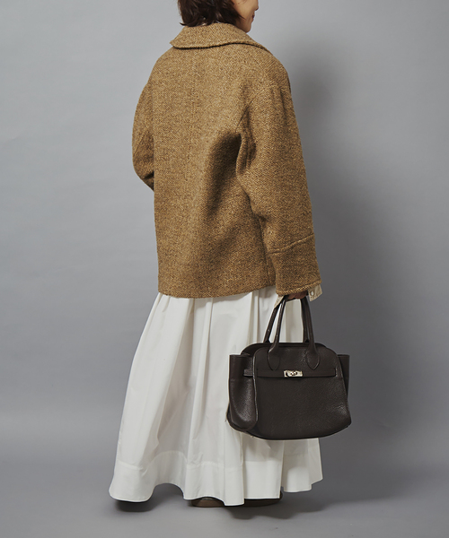 Bonum(ボナム)の「TWEED ZIP コート(その他アウター・レディース・ベージュ・FREE)」の6枚目の写真