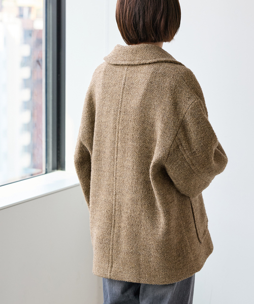 Bonum(ボナム)の「TWEED ZIP コート(その他アウター・レディース・ベージュ・FREE)」の10枚目の写真