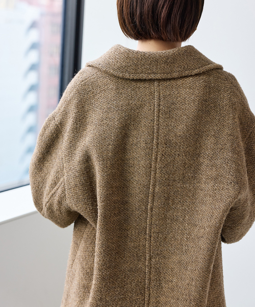 Bonum(ボナム)の「TWEED ZIP コート(その他アウター・レディース・ベージュ・FREE)」の12枚目の写真