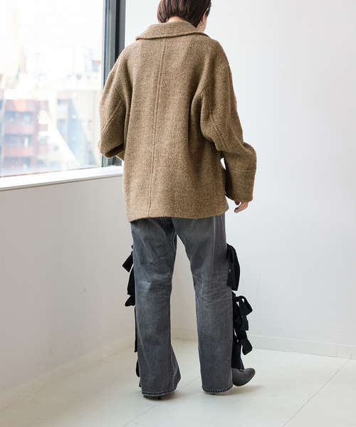 Bonum(ボナム)の「TWEED ZIP コート(その他アウター・レディース・ベージュ・FREE)」の15枚目の写真