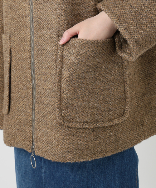 Bonum(ボナム)の「TWEED ZIP コート(その他アウター・レディース・ベージュ・FREE)」の22枚目の写真
