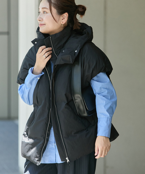 JOURNAL STANDARD  ダウンベスト Journal Standard ジャーナルスタンダード 牛皮 ダウンベスト