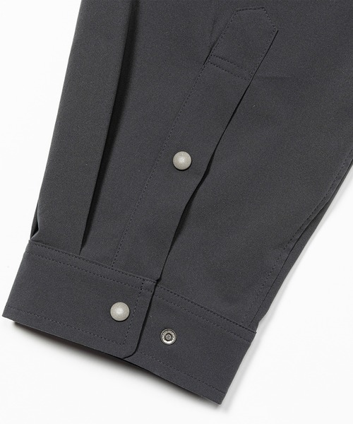 meanswhile（ミーンズワイル）の「All-Weather Stretch SH（シャツ/ブラウス・メンズ・ベージュ系その他/チャコール/ブラック・2(M)/1(S)/3(L)/4(XL)）」の18枚目の写真