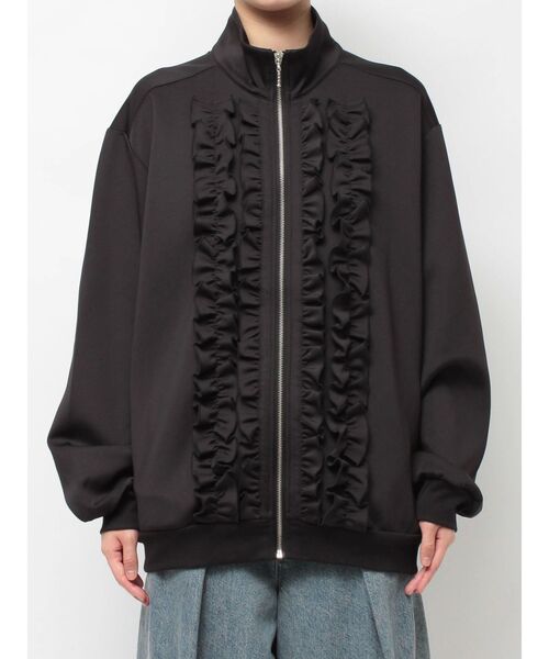 ルーズフリルトラックジャケット【セットアップ対応】（ジャージ