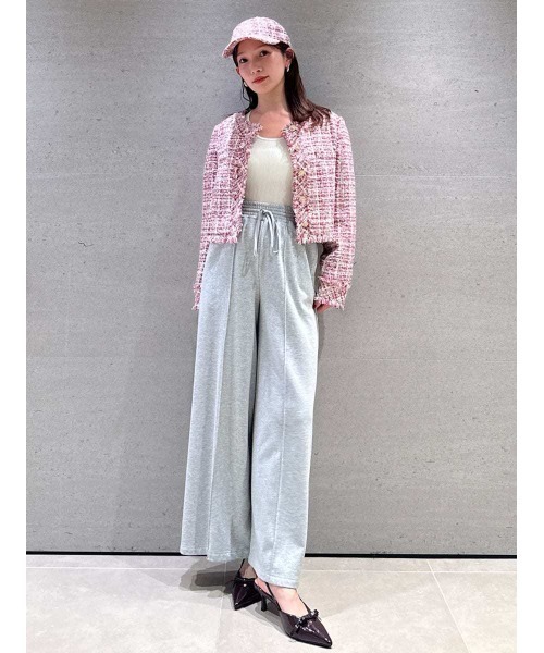 ツイードジャケット（ノーカラージャケット）｜SNIDEL