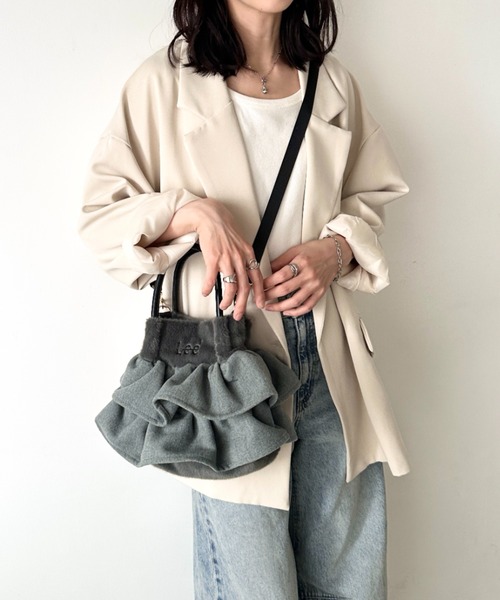 Lee/リー フリル アクセント 2WAY ミニトート ショルダーバッグ