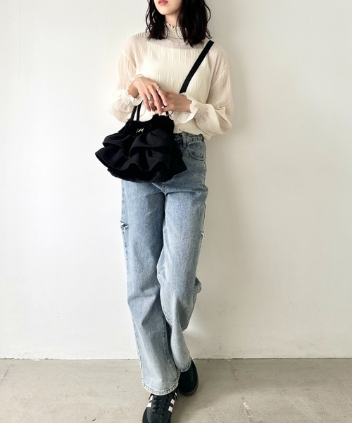 セール】【動画あり】Lee/リー フリル アクセント 2WAY ミニトート