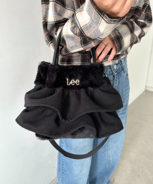 動画あり】Lee/リー フリル アクセント 2WAY ミニトート ショルダー