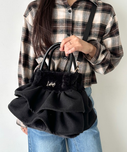 専用☆バッグ2点☆ジョリーフルール セール】Lee/リー フリル アクセント 2WAY ミニトート ショルダー