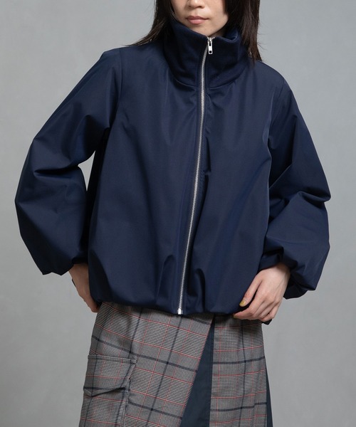 MARECHAL TERRE（マルシャルテル）の「タックブルゾン（ブルゾン・レディース・ブラック/ネイビー/グリーン/キャメル・MEDIUM）」の3枚目の写真