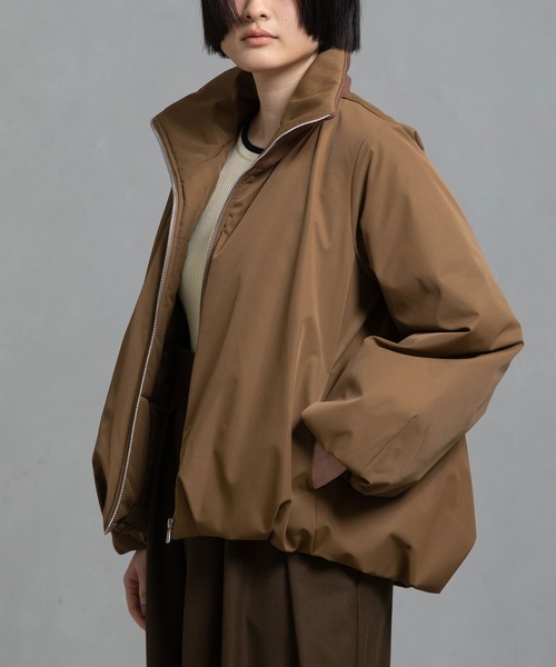 MARECHAL TERRE（マルシャルテル）の「タックブルゾン（ブルゾン・レディース・ブラック/ネイビー/グリーン/キャメル・MEDIUM）」の5枚目の写真