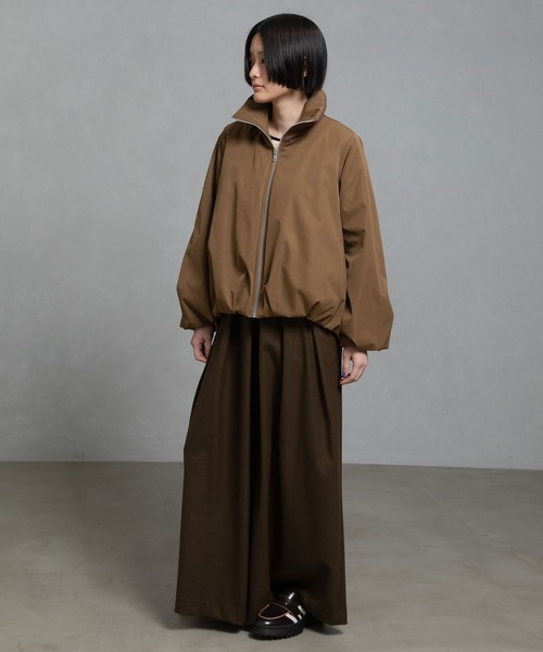 MARECHAL TERRE（マルシャルテル）の「タックブルゾン（ブルゾン・レディース・ブラック/ネイビー/グリーン/キャメル・MEDIUM）」の9枚目の写真