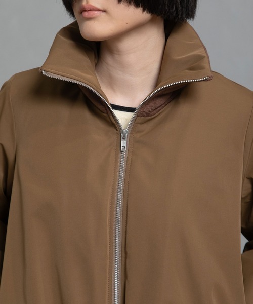 MARECHAL TERRE（マルシャルテル）の「タックブルゾン（ブルゾン・レディース・ブラック/ネイビー/グリーン/キャメル・MEDIUM）」の11枚目の写真