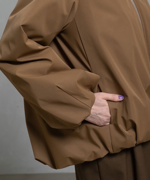 MARECHAL TERRE（マルシャルテル）の「タックブルゾン（ブルゾン・レディース・ブラック/ネイビー/グリーン/キャメル・MEDIUM）」の12枚目の写真