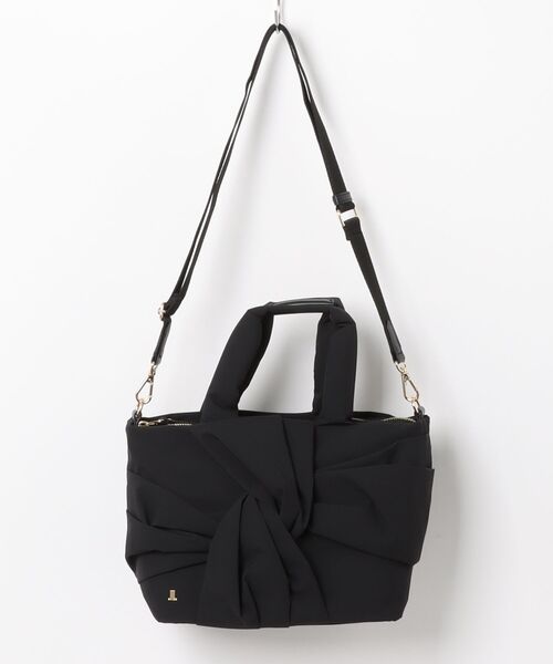 LANVIN en Bleu（ランバンオンブルー）の「ルクリア 2WAYトートバッグ（トートバッグ・レディース・ブラック/チョコ・FREE）」の2枚目の写真