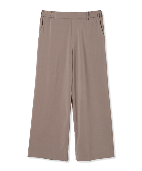 A/C DESIGN BY ALPHA CUBIC（エーシーデザインバイアルファキュービック）の「ストレッチストレートパンツ【セットアップ対応・シワになりにくい・ウエストゴム】（その他パンツ・レディース・ブラック/モカ・64/67/70）」の15枚目の写真