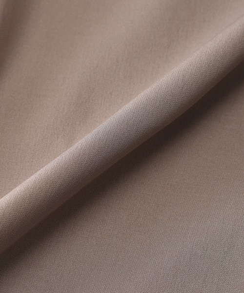 A/C DESIGN BY ALPHA CUBIC（エーシーデザインバイアルファキュービック）の「ストレッチストレートパンツ【セットアップ対応・シワになりにくい・ウエストゴム】（その他パンツ・レディース・ブラック/モカ・64/67/70）」の19枚目の写真