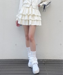 one way（ワンウェイ）の「裏毛ティアードスカート（スカート）」