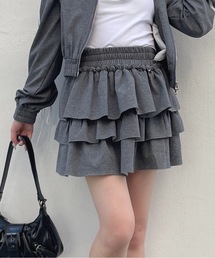 one way（ワンウェイ）の「裏毛ティアードスカート（スカート・レディース）」