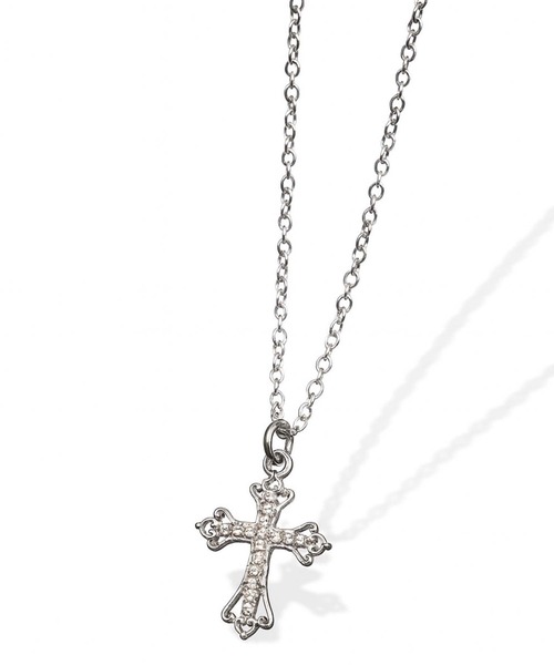 IZU】 シルバー クロスネックレス メンズ レディース ユニセックス
