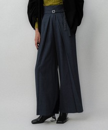 HARE | チェックハイウエストタックパンツ(HARE)(その他パンツ)