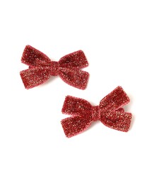 SHIPS（シップス）の「SHIPS KIDS:クリスマスカラー ラメ リボン ヘアピン セット（おもちゃ・キッズ）」