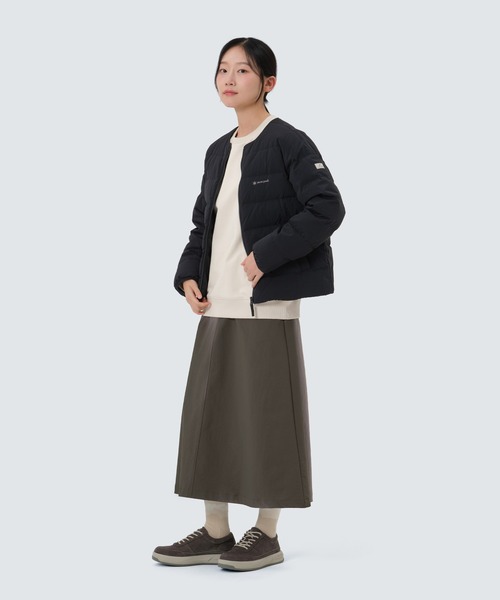 Snow Peak(スノーピーク)の「SnowPeak / Land Wmn's LW Down Jacket ランドウィメンズ LW ダウンジャケット 海外限定(ダウンジャケット/コート・レディース・ブラック/オリーブ/ライトベージュ/アイボリー・S/M/L)」の7枚目の写真