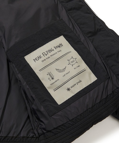 Snow Peak(スノーピーク)の「SnowPeak / Land Wmn's LW Down Jacket ランドウィメンズ LW ダウンジャケット 海外限定(ダウンジャケット/コート・レディース・ブラック/オリーブ/ライトベージュ/アイボリー・S/M/L)」の17枚目の写真
