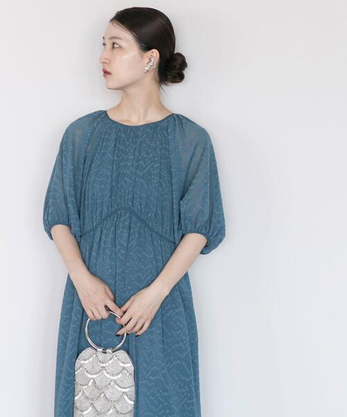 セール】ジャガードギャザーパフドレス（ワンピース）｜URBAN RESEARCH  