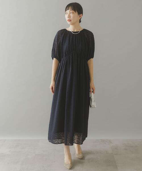 ジャガードギャザーパフドレス（ワンピース）｜URBAN RESEARCH ROSSO