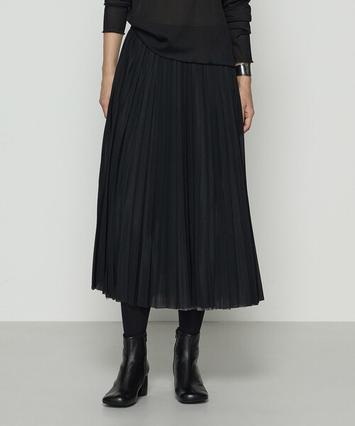 COMME CA（コムサ）の「ソフトチュール×ウーリー分繊トリコット広巾 スカート（スカート・レディース・ブルー系その他/ミント/チャコール/キャメル・9号/7号/11号）」の15枚目の写真