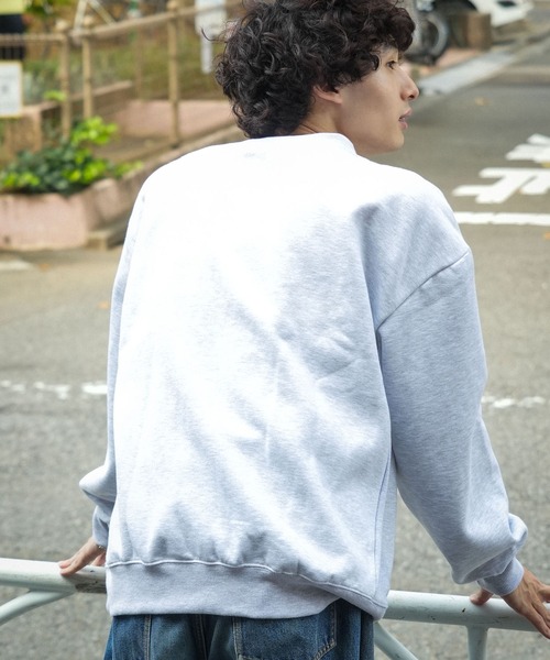 THRASHER(スラッシャー)の「【THRASHER /スラッシャー】裏起毛 プリントトレーナ- クルーネック ヘビースウェット(スウェット・メンズ・グレー/ブラック・LARGE/MEDIUM/X-LARGE)」の5枚目の写真