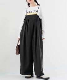 refinedworks | 【refinedworks】綺麗見えする！サイロペットパンツ(サロペット/オーバーオール)