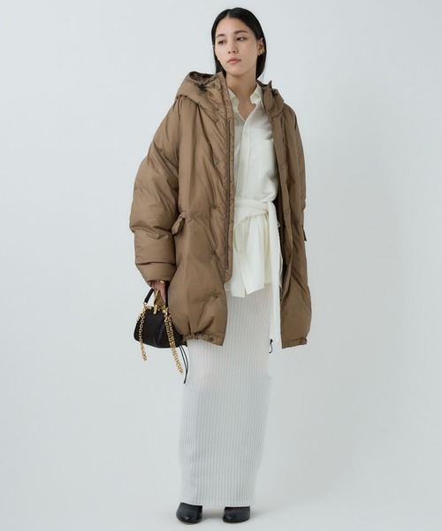 Chaos（カオス）の「Chaos(カオス)/ ◇金子綾さんYouTube紹介◇【REMI RELIEF】別注ロングダウン（ダウンジャケット/コート・レディース・モカ/カーキ/グレー系その他・FREE）」の14枚目の写真