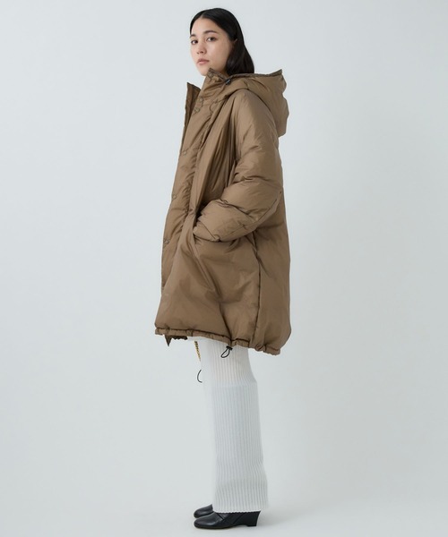 Chaos（カオス）の「Chaos(カオス)/ ◇金子綾さんYouTube紹介◇【REMI RELIEF】別注ロングダウン（ダウンジャケット/コート・レディース・モカ/カーキ/グレー系その他・FREE）」の17枚目の写真