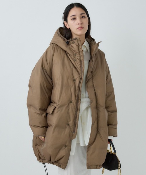 Chaos（カオス）の「Chaos(カオス)/ ◇金子綾さんYouTube紹介◇【REMI RELIEF】別注ロングダウン（ダウンジャケット/コート・レディース・モカ/カーキ/グレー系その他・FREE）」の19枚目の写真