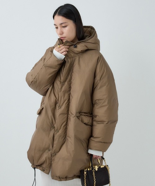 Chaos（カオス）の「Chaos(カオス)/ ◇金子綾さんYouTube紹介◇【REMI RELIEF】別注ロングダウン（ダウンジャケット/コート・レディース・モカ/カーキ/グレー系その他・FREE）」の21枚目の写真