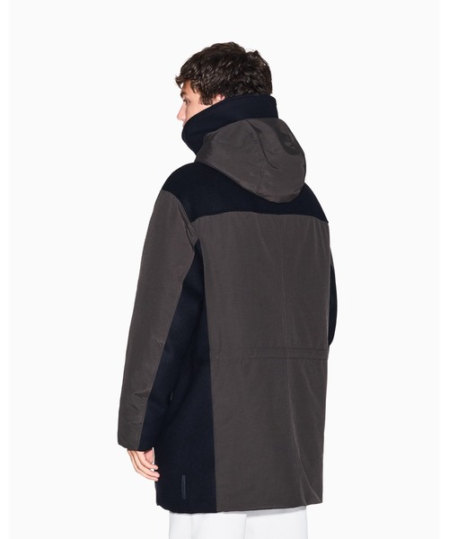 セール】【A|X アルマーニ エクスチェンジ】バイカラー フーデッド