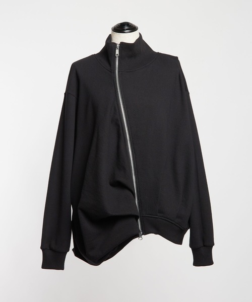 gomme（ゴム）の「30/10裏毛　ドレープジャケット（その他アウター・レディース・ブラック・MEDIUM）」の10枚目の写真
