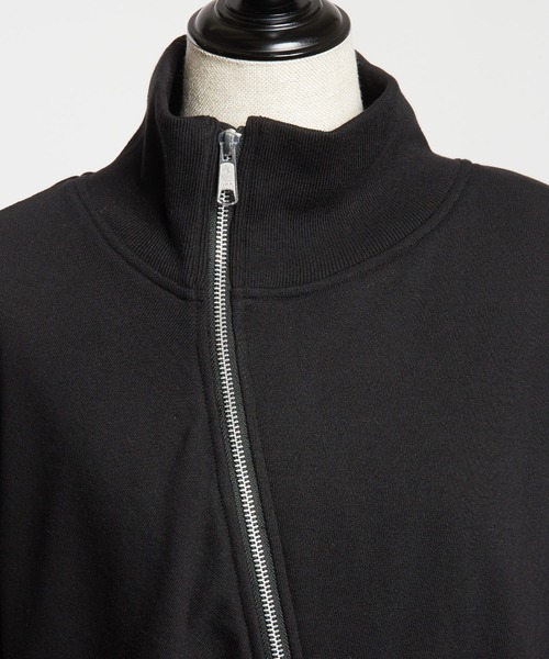 gomme（ゴム）の「30/10裏毛　ドレープジャケット（その他アウター・レディース・ブラック・MEDIUM）」の14枚目の写真