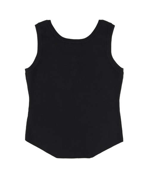 ALEXIA STAM（アリシアスタン）の「Box Logo Knit Tank Top /ロゴニットタンクトップ（タンクトップ・レディース・レッド/ブラック/アイボリー・M/S）」の11枚目の写真