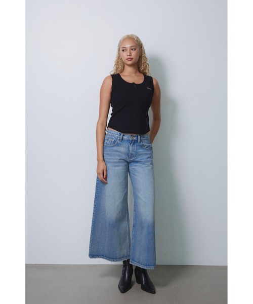 ALEXIA STAM（アリシアスタン）の「Box Logo Knit Tank Top /ロゴニットタンクトップ（タンクトップ・レディース・レッド/ブラック/アイボリー・M/S）」の20枚目の写真